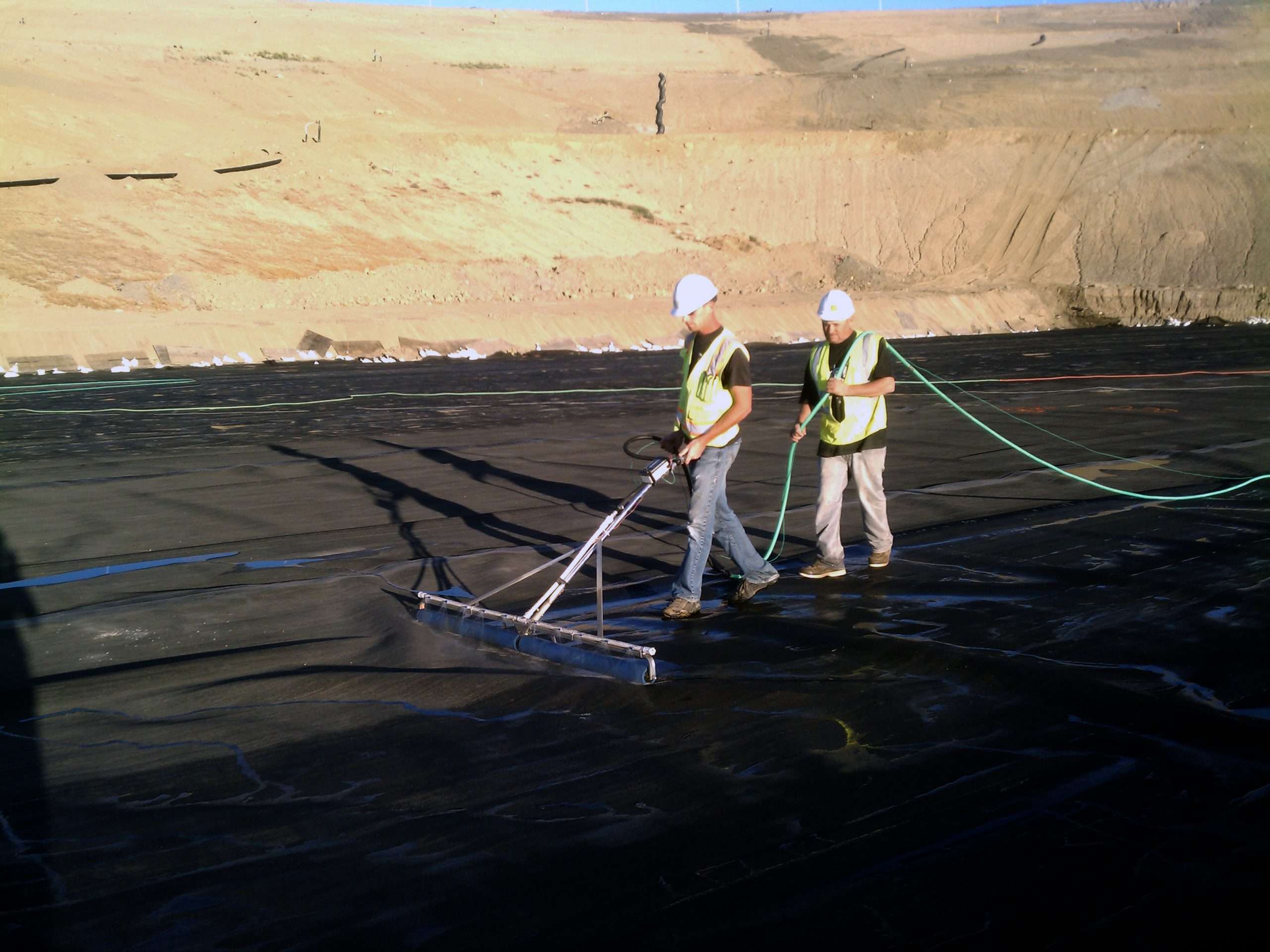 Construction_Support_Leak_Detection_Water_Puddle_at_Keller_Canyon